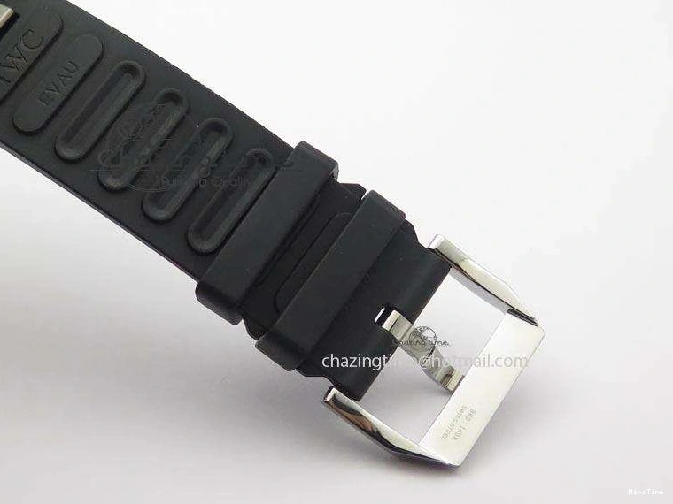 MIROTIME 0201 Aquatimer Chrono IW376803 V6F 1:1 Best Edition Blue Dial On Rubber Strap A WellDesigned 7282